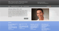 Desktop Screenshot of innovativenutritionist.com